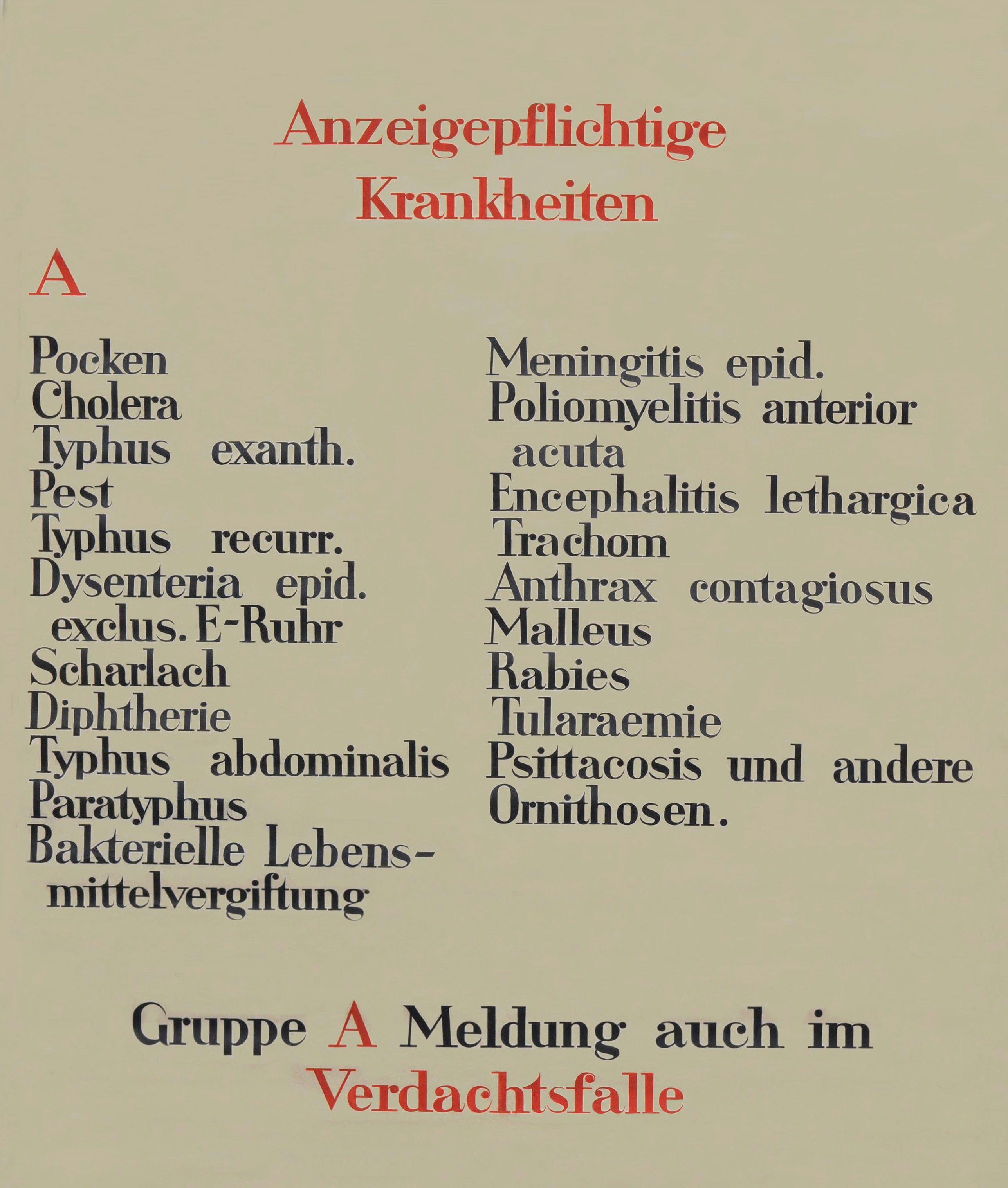 Martha Pfannenschmid, Lehrtafel © IRM Basel Martha Pfannenschmid, Lehrtafel © IRM Basel