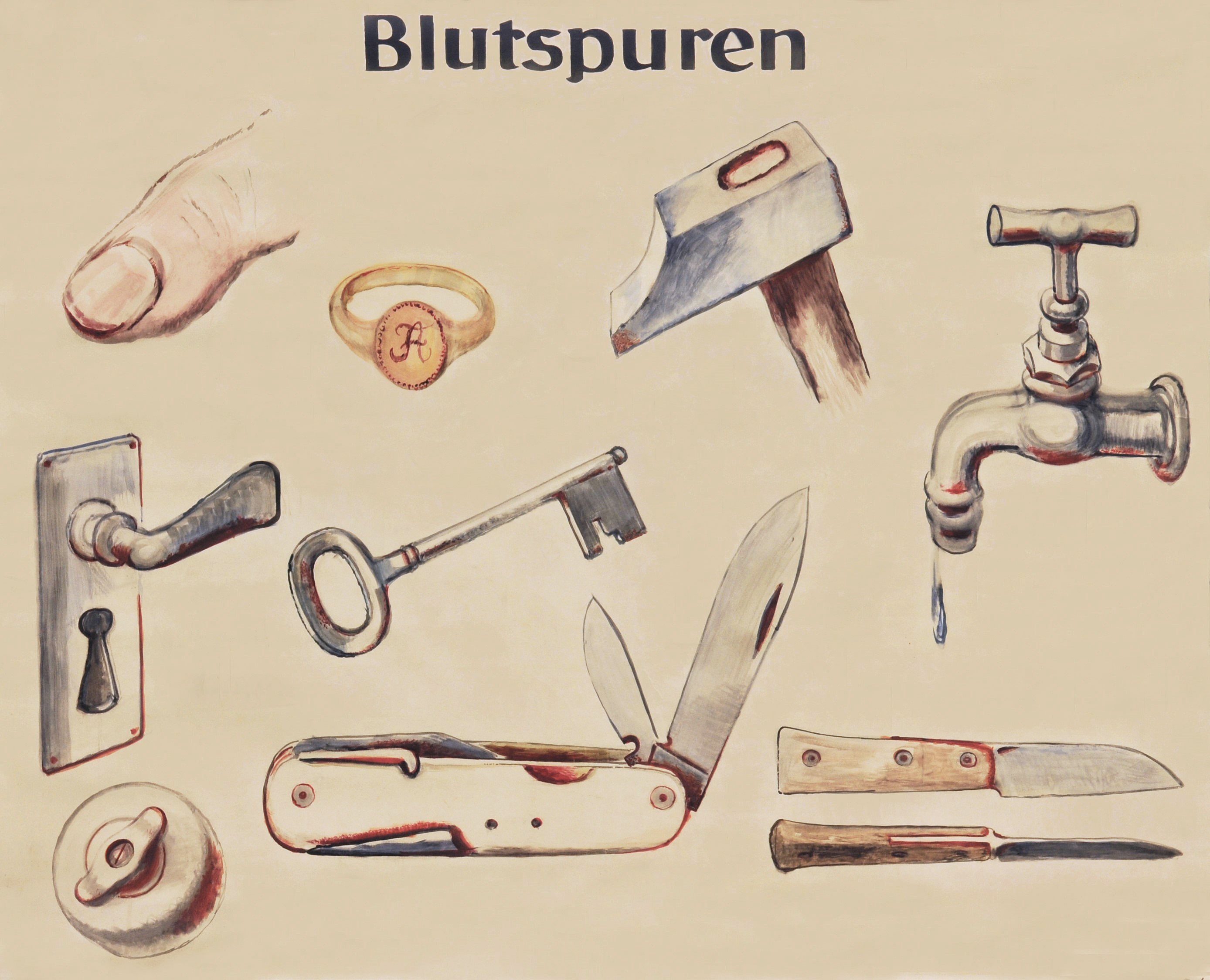 Martha Pfannenschmid, Lehrtafel © IRM Basel Martha Pfannenschmid, Lehrtafel © IRM Basel