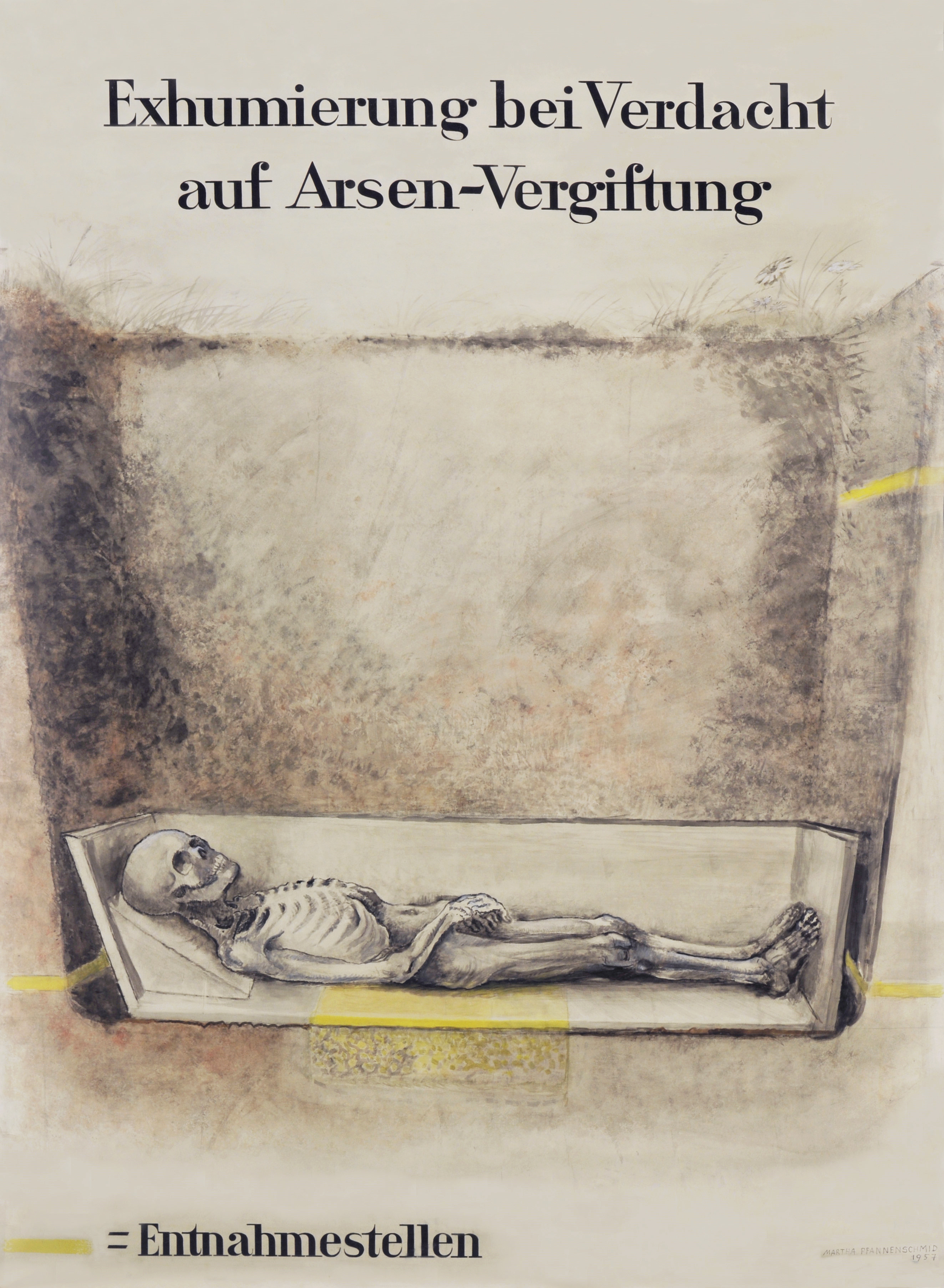 Martha Pfannenschmid, Lehrtafel &copy; IRM Basel