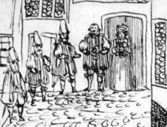 Hochzeitszug von Johann Jacob Frey und Katharina Güntzer, 1635, HMB Inv. 1906.3120 Hochzeitszug von Johann Jacob Frey und Katharina Güntzer, 1635, HMB Inv. 1906.3120