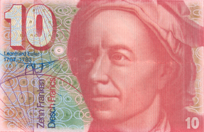 Euler Banknote 1976 Euler Banknote 1976