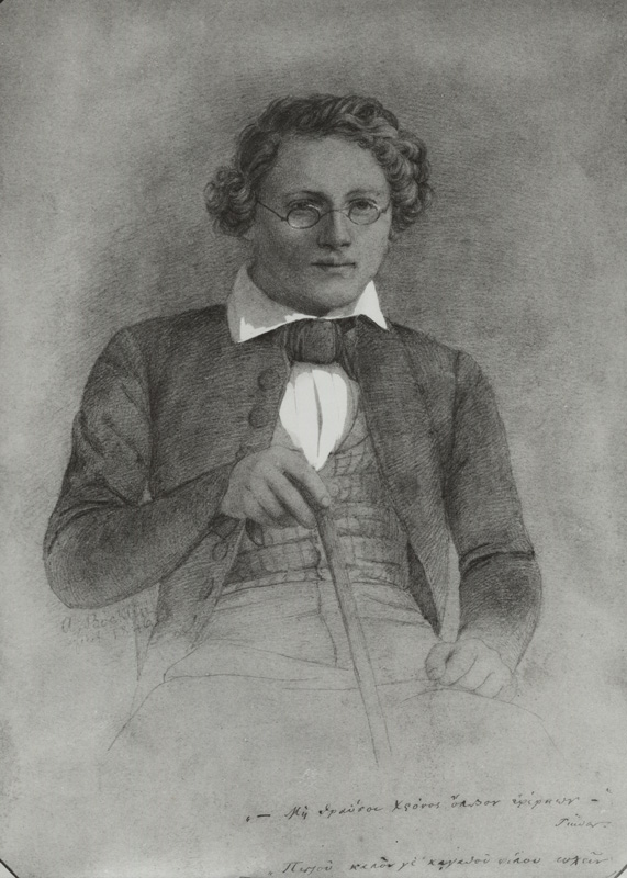 Jakob M&auml;hly, UB Portr BS Maehly J 1828, 1