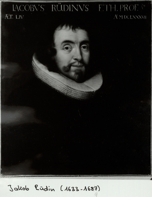 Jakob R&uuml;din, UB Portr BS Ruedin J 1633, 1