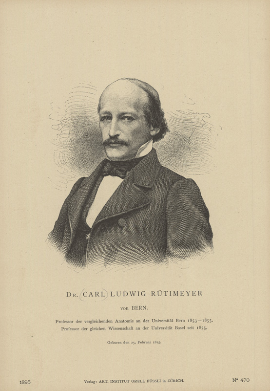 Ludwig R&uuml;timeyer, UB Portr BS Ruetimeyer CL 1825, 1