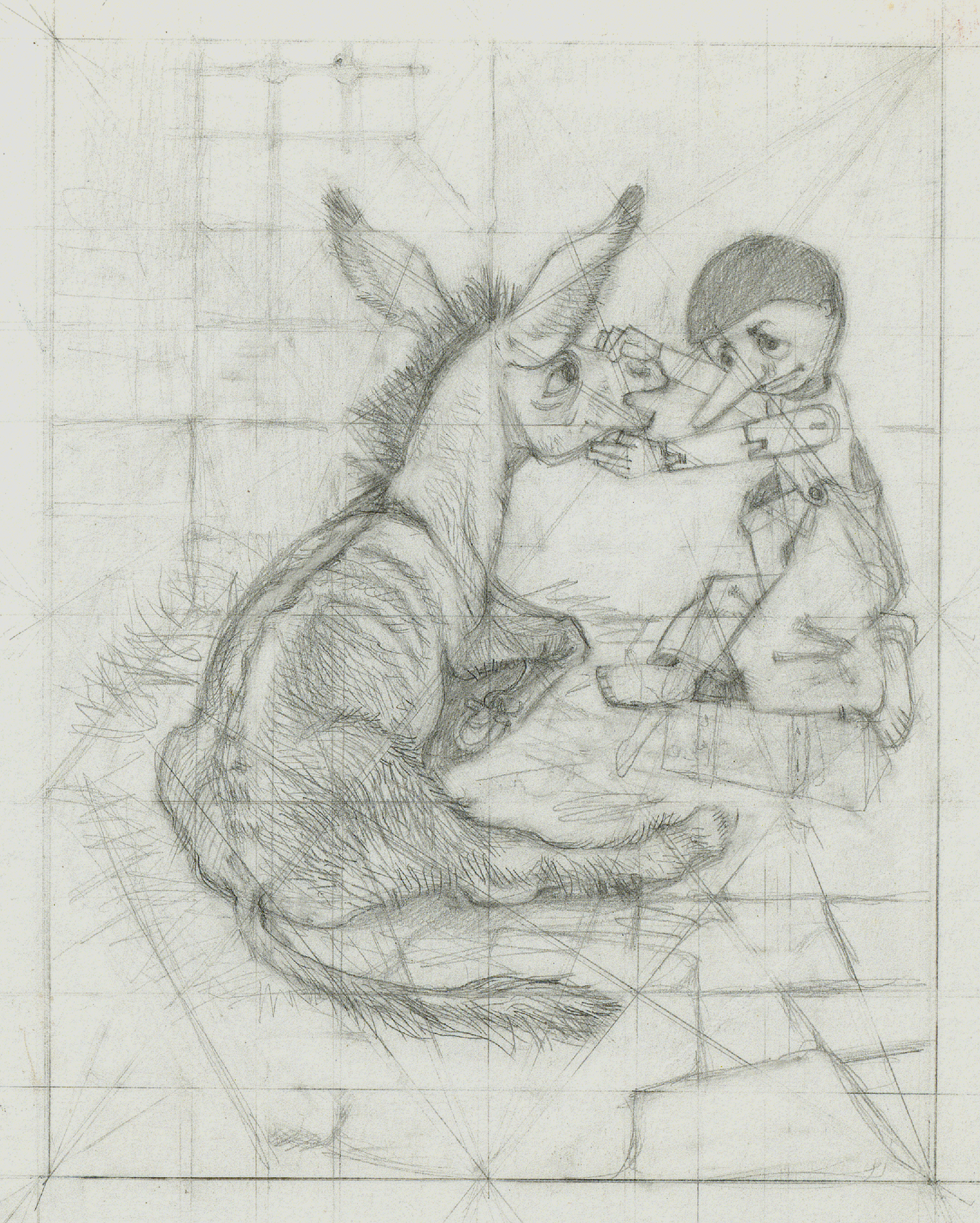 Martha Pfannenschmid, Pinocchio, UB Basel, NL 283, C2 &copy; 2016, ProLitteris, Zurich